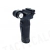 Tactical Grip Foregrip Red Laser with White LED Light Black