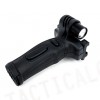 Tactical Grip Foregrip Red Laser with White LED Light Black