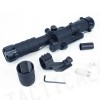 3-9x40 40 Blue Illuminated Crosshair w/ Red Laser Sniper Scope