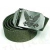 US Army Navy Eagle Tactical BDU Nylon Duty Belt OD