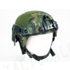 IBH Helmet with NVG Mount & Side Rail Digital Camo Woodland