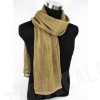 Face Veil Mesh Netting Scarf Mask Tan