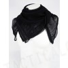 Face Veil Mesh Netting Scarf Mask Black