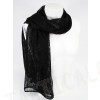 Face Veil Mesh Netting Scarf Mask Black