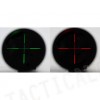 4x28 Red/Green Illuminated Mil-Dot Tri-rail Rifle Scope