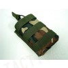 Molle Open Top Magazine/Walkie Talkie Pouch Camo Woodland