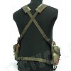 AK Magazine Chest Rig Carry Vest Camo Woodland