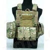 Molle Combat Strike Plate Carrier CIRAS Vest Multi Camo