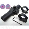 30mm Airsoft Red/Green Dot Sight Reticle Scope QD Mount