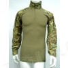 Tactical Combat Shirt Multi Camo w/ Elbow Pad