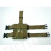 Triple MP5 Magazine Drop Leg Pouch Multi Camo