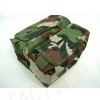 Airsoft Molle Double AK Magazine Pouch Camo Woodland