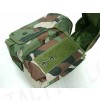 Airsoft Molle Double AK Magazine Pouch Camo Woodland