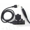 Element Comtac II Style Headset OD for ICOM PTT 2 Pin Radio Z041 & Z113