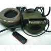 Element Comtac II Style Headset OD for ICOM PTT 2 Pin Radio Z041 & Z113