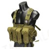 AK Magazine Chest Rig Carry Vest OD