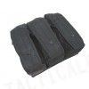 Airsoft Molle Triple AK Magazine Pouch Black