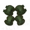 SWAT X-Cap Airsoft Paintball Knee & Elbow Pads OD