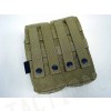 Flyye 1000D Molle Double AK Magazine Pouch Khaki