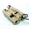 BATTLEAXE AN/PEQ 15 Style Battery Case Box Tan w/ Red Laser