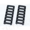 ERGO 7-Slot Ladder LowPro Rail Cover 2pcs Black