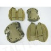 SWAT X-Cap Airsoft Paintball Knee & Elbow Pads A-TACS Camo