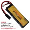 Firefox 11.1V 1600mAh LiPo Li-Po Li-Polymer Battery 20C F4R16