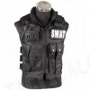 SWAT Airsoft Wargame Combat Tactical Assault Vest BK