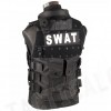 SWAT Airsoft Wargame Combat Tactical Assault Vest BK