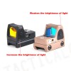 Mini RMR Red Dot Sight Collimator Rifle Reflex Sight Scope fit 20mm Weaver Rail For Airsoft / Hunting Rifle