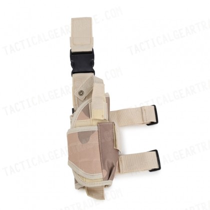 Tornado Drop Leg Thigh Pistol RH Holster Desert Camo