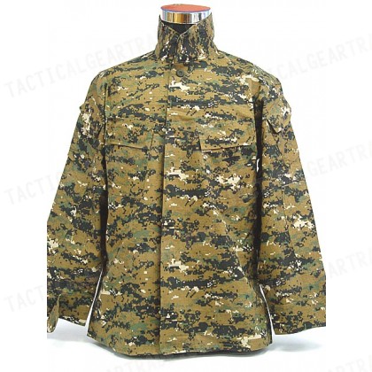 USMC Digital Camo Woodland BDU Uniform Shirt Pants