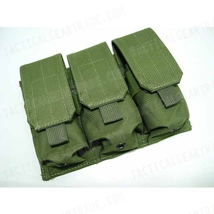 Airsoft Molle Triple Magazine Pouch OD