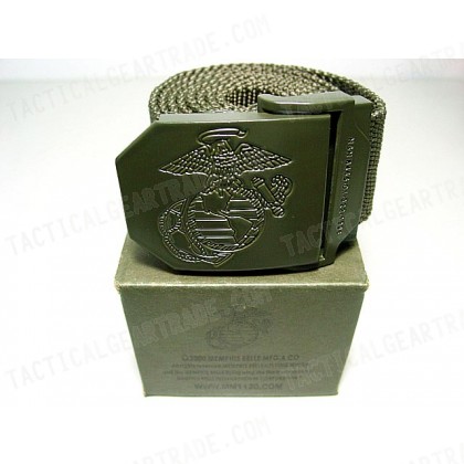 US Marine CORP USMC Army Tactical BDU Duty Belt OD