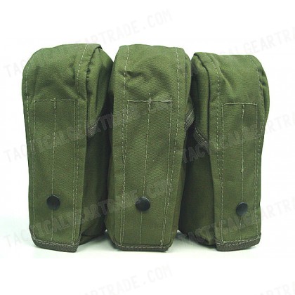 Airsoft Molle Triple AK Magazine Pouch OD