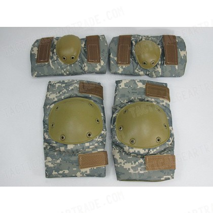 SWAT Special Force Knee & Elbow Pads Digital ACU Camo