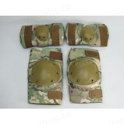 SWAT Special Force Knee & Elbow Pads Multi Camo