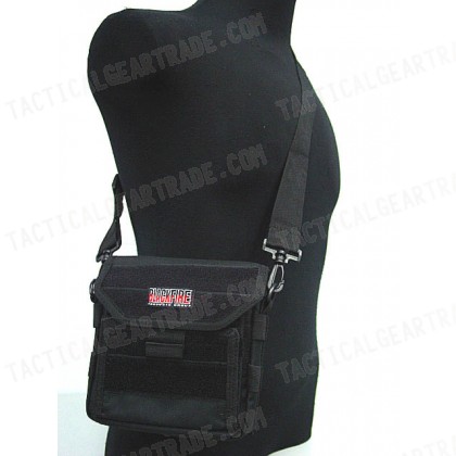 Molle Combat Admin Map ID Pouch Sling Bag Black