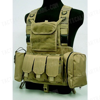 FSBE LBV Load Bearing Molle Assault Vest Coyote Brown