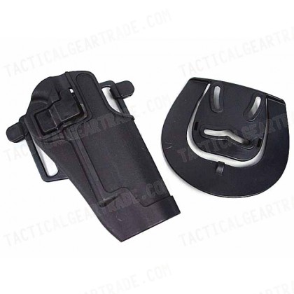 CQC Tactical Colt 1911 M1911 RH Pistol Paddle & Belt Holster BK