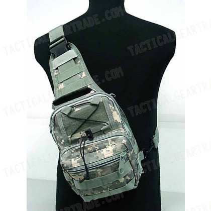 Tactical Utility Gear Shoulder Sling Bag Digital ACU Camo S