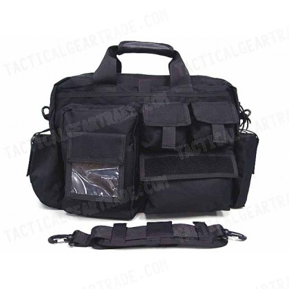 Airsoft Utility Briefcase Shoulder Bag Black