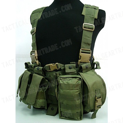 US Delta Force Elite Hydration Molle Vest OD