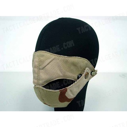 Modular Half Face Protector Mouth Mask Desert Camo