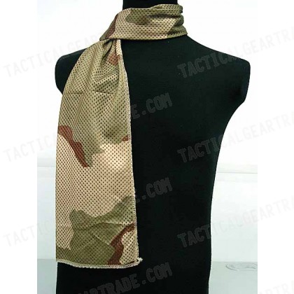 USMC Army Scrim Scarf Face Veil Mask Desert Camo