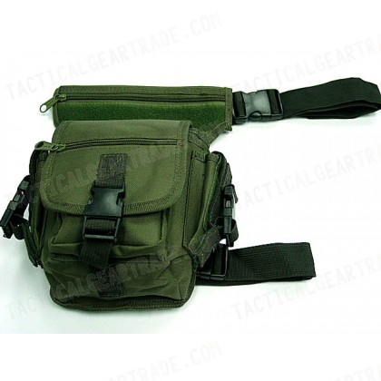 Drop Leg Utility Waist Pouch Carrier Bag OD