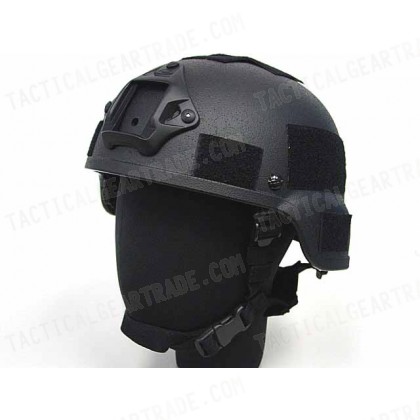 MICH TC-2000 ACH Replica Helmet with NVG Mount Black