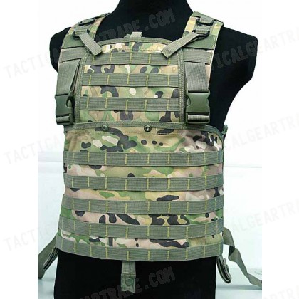 Molle Chest Rig Platform Carrier Vest Multi Camo