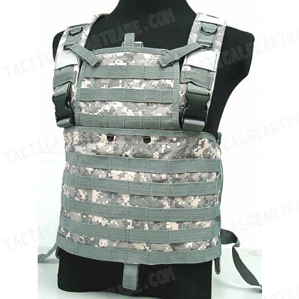 Molle Chest Rig Platform Carrier Vest Digital ACU Camo