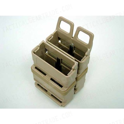 Molle FastMag Magazine Clip Holder Pouch Set Gen. 3 Tan